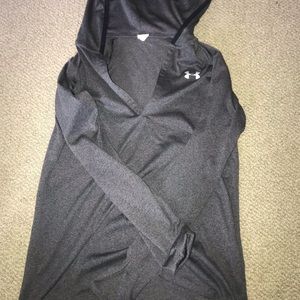 underarmour v neck hoodie